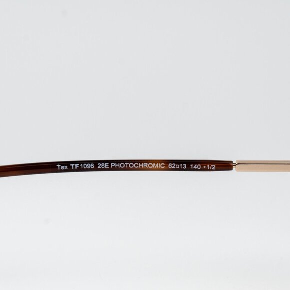 Tom Ford TEX Woman Sunglasses Rose Gold Brown Photochromic Aviator FT1096 28E - Picture 10 of 11